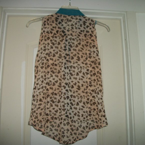 JUNGLE ANIMAL MAGNETISIM SLEEVELESS TOP S - Picture 4 of 4